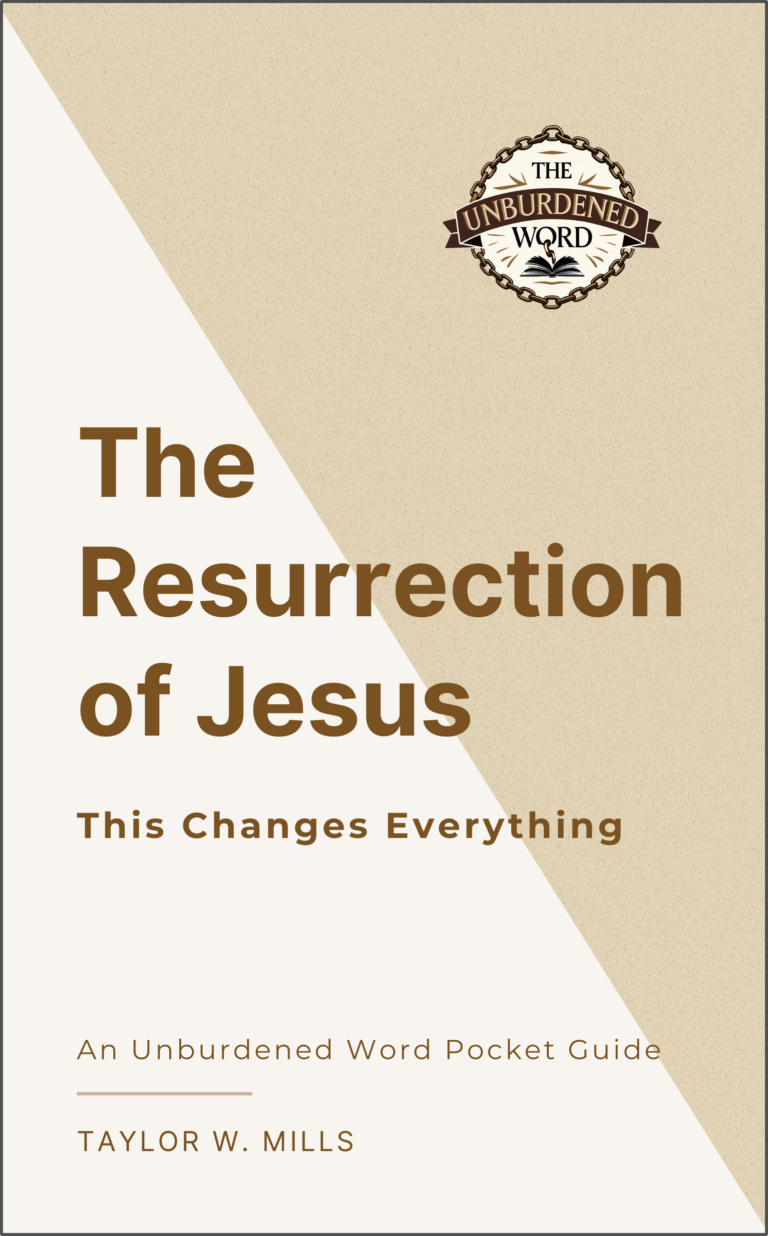 The Resurrection of Jesus cover with border